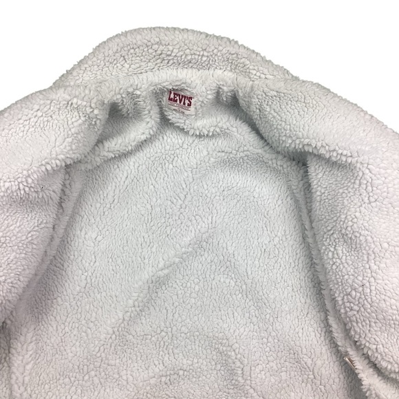 Vintage Levi’s Sherpa lined 80/90s denim jacket - Picture 2 of 7